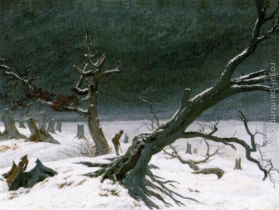 Caspar David Friedrich : Winter Landscape